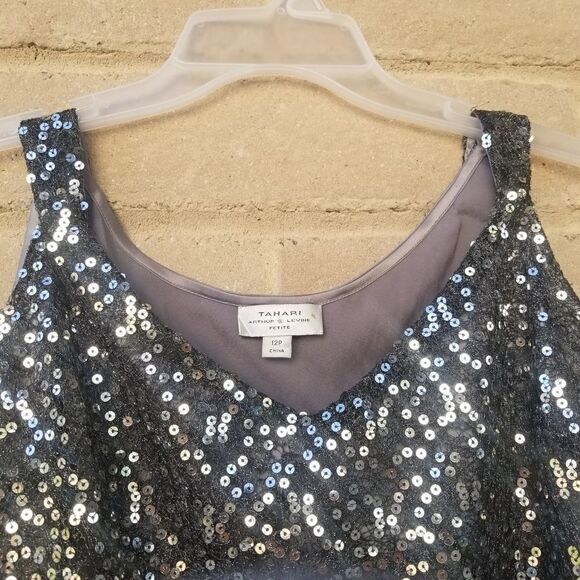 TAHARI, ARTHUR S. LEVINE, Crop top.SIZE 12 PETITE. - Picture 5 of 7